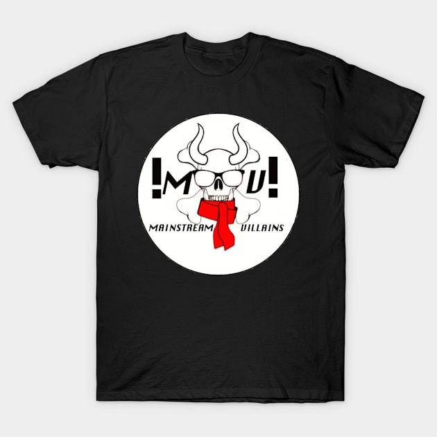 Mainstream Villains: Hipster Jolly Roger T-Shirt by MainstreamVillains